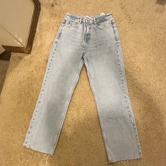 Zara Sky Blue Ankle Jeans - Picture 3 of 4